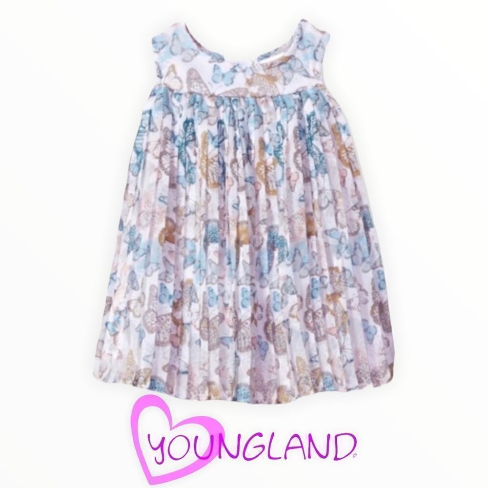 Youngland Baby Girls' Pleated Shift Dress